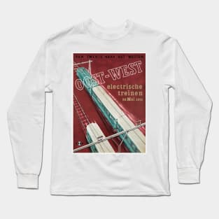 Oost - West Netherlands Vintage Travel Poster Long Sleeve T-Shirt